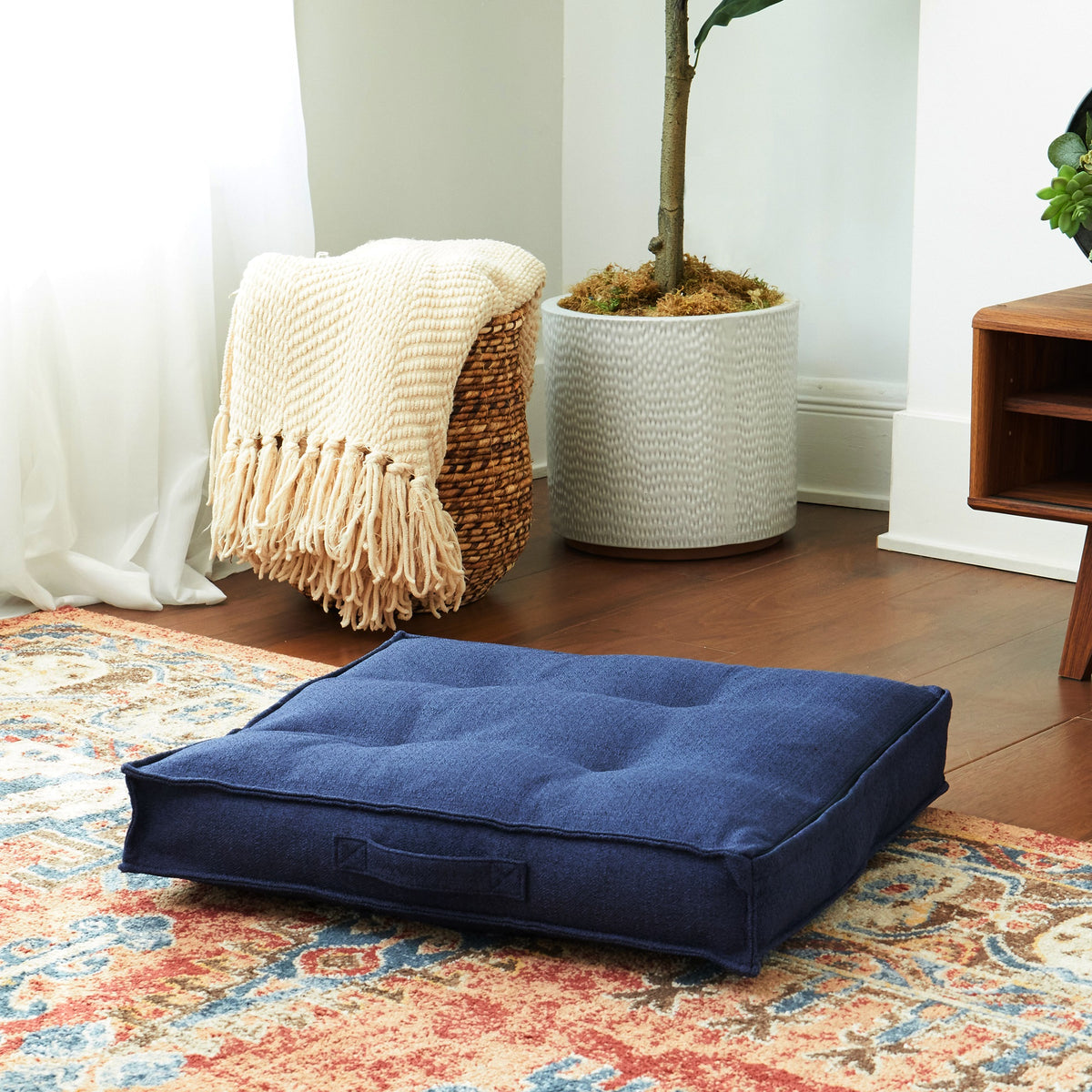 Velvet clearance floor cushion